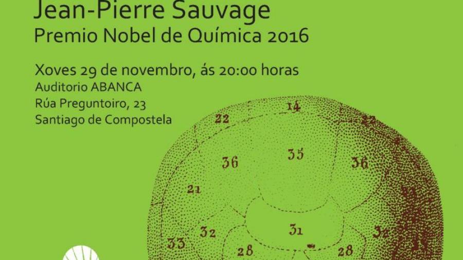 Jean-Pierre Sauvage, Premio Nobel de Química en 2016, visita a USC convidado polo Programa ConCiencia