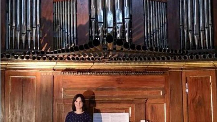 Recital de órgano de Marta López Fernández na Igrexa