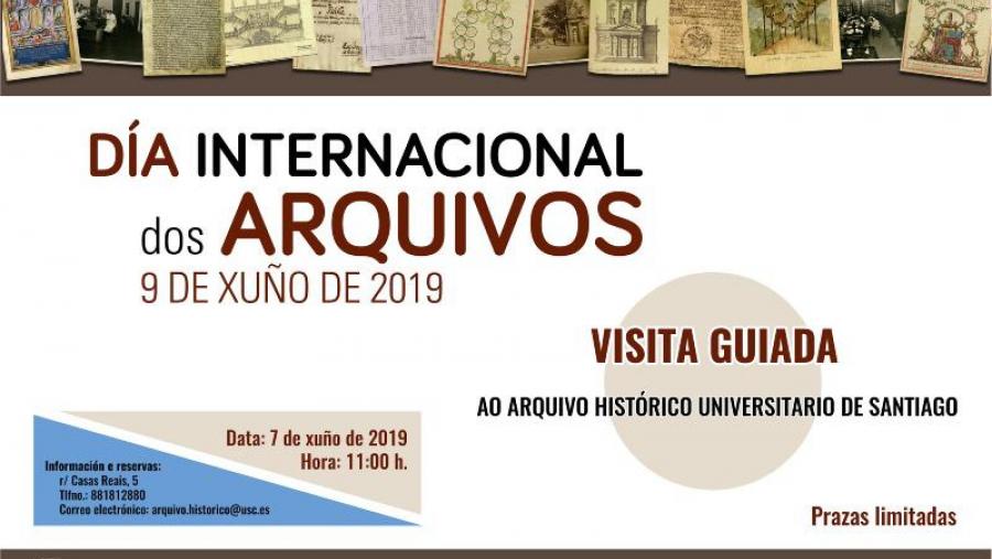 O Arquivo Histórico Universitario celebra este venres o Día Internacional dos Arquivos cunha visita guiada
