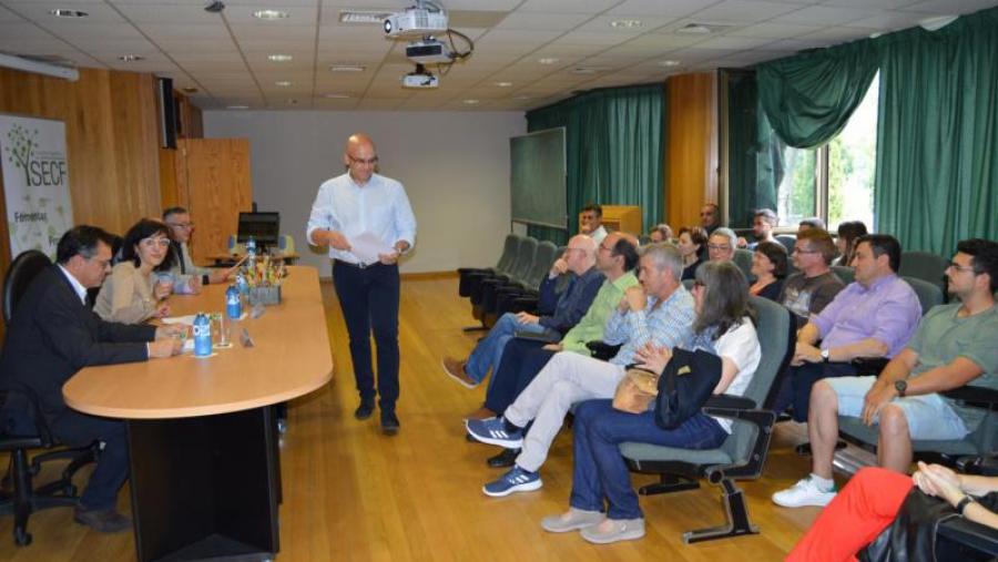 Francisco José Ruiz Gómez recolle o premio SECF 2018 á mellor tese de doutoramento, na EPS de Enxeñaría de Lugo
