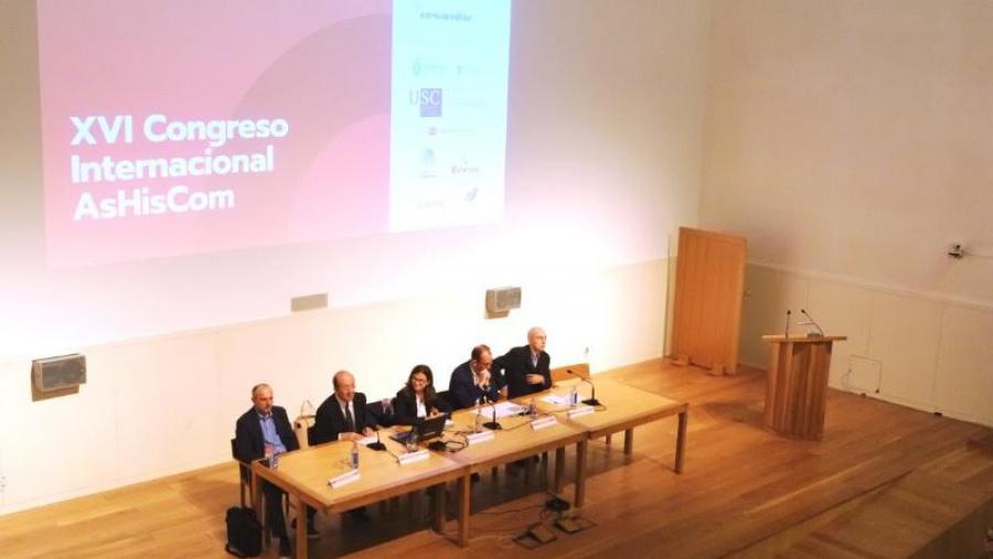 A xuntanza celebrárase na Facultade de Ciencias da Comunicación, onde foi inaugurada este xoves. Foto: Servimav-USC