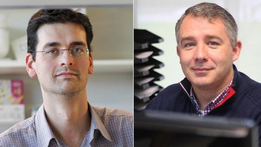 De esquerda a dereita: Rubén Nogueiras e Miguel López. Imaxe de arquivo